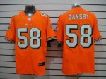 Jerseys Factory Cheap Nike Dolphins #58 Karlos Dansby Orange Alt
