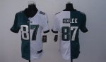 Jerseys Factory Cheap Nike Eagles #87 Brent Celek Green/White Wo