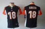 Jerseys Factory Cheap Nike Bengals #18 A.J. Green Black Team Col