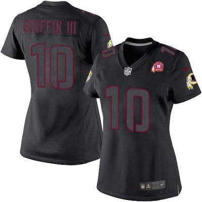 Jerseys Factory Cheap Nike Redskins #10 Robert Griffin III Black