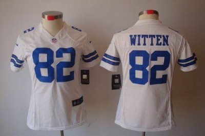 Jerseys Factory Cheap Nike Cowboys #82 Jason Witten White Women'