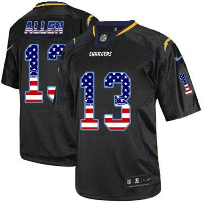 Jerseys Factory Cheap Nike Chargers #13 Keenan Allen Black Men's