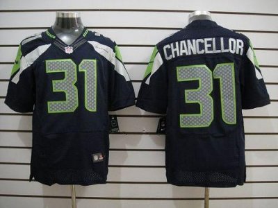 Jerseys Factory Cheap Nike Seahawks #31 Kam Chancellor Steel Blu