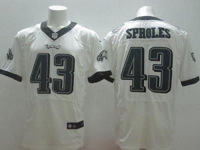 Jerseys Factory Cheap Nike Eagles #43 Darren Sproles Whtie Men's