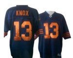 Jerseys Factory Cheap Bears #13 Johnny Knox Blue/Orange 1940s Th