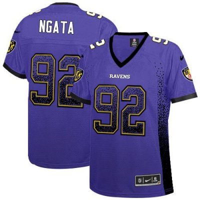 Jerseys Factory Cheap Nike Ravens #92 Haloti Ngata Purple Team C