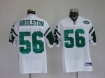 Jerseys Factory Cheap Jets #56 Vernon Gholston Stitched White NF