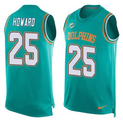 Jerseys Factory Cheap Nike Dolphins #25 Xavien Howard Aqua Green