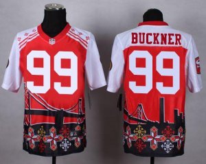 Jerseys Factory Cheap Nike 49ers #99 DeForest Buckner Red Men's