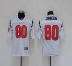 Jerseys Factory Cheap Texans #80 A.Johnson White Embroidered You