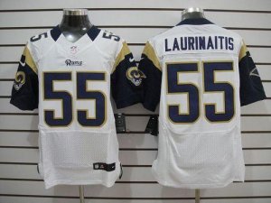 Jerseys Factory Cheap Nike Rams #55 James Laurinaitis White Men'
