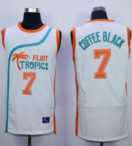 Jerseys Factory Cheap Flint Tropics #7 Coffee Black White Semi-P