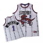 Jerseys Factory Cheap Raptors #1 Tracy McGrady White Swingman St