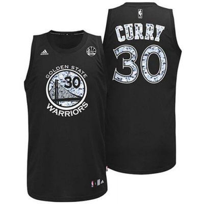 Jerseys Factory Cheap Warriors #30 Stephen Curry Black Diamond F