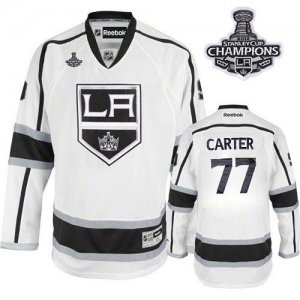 Jerseys Factory Cheap Kings #77 Jeff Carter White Road 2012 Stan