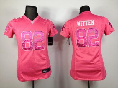 Jerseys Factory Cheap Nike Cowboys #82 Jason Witten Pink Sweethe