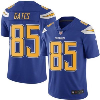 Jerseys Factory Cheap Nike Chargers #85 Antonio Gates Electric B