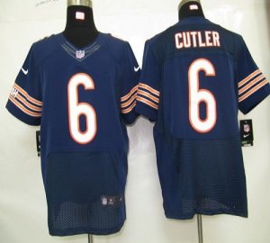 Jerseys Factory Cheap Nike Bears #6 Jay Cutler Navy Blue Team Co
