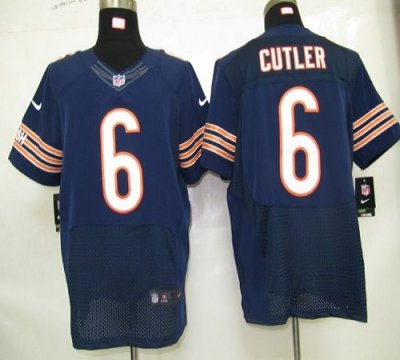 Jerseys Factory Cheap Nike Bears #6 Jay Cutler Navy Blue Team Co
