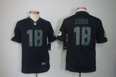 Jerseys Factory Cheap Nike Packers #18 Randall Cobb Black Impact