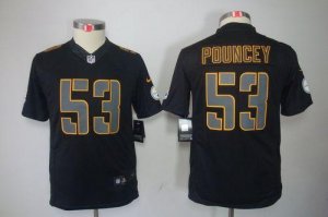 Jerseys Factory Cheap Nike Steelers #53 Maurkice Pouncey Black I