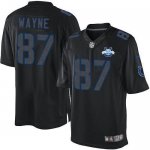 Jerseys Factory Cheap Nike Colts #87 Reggie Wayne Black With 30T