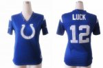 Jerseys Factory Cheap Nike Colts #12 Andrew Luck Royal Blue Team