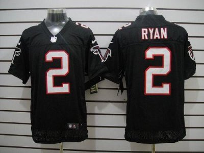 Jerseys Factory Cheap Nike Falcons #2 Matt Ryan Black Alternate