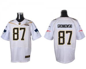 Jerseys Factory Cheap Nike Patriots #87 Rob Gronkowski White 201