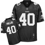 Jerseys Factory Cheap Browns #40 Peyton Hillis Black Shadow Stit