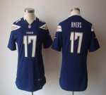 Jerseys Factory Cheap Nike Chargers #17 Philip Rivers Navy Blue