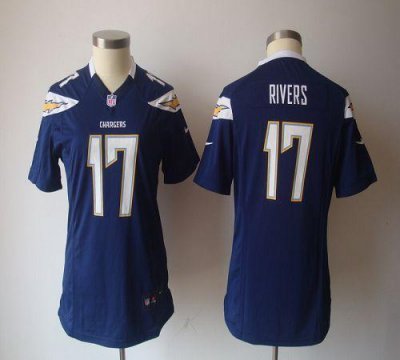Jerseys Factory Cheap Nike Chargers #17 Philip Rivers Navy Blue