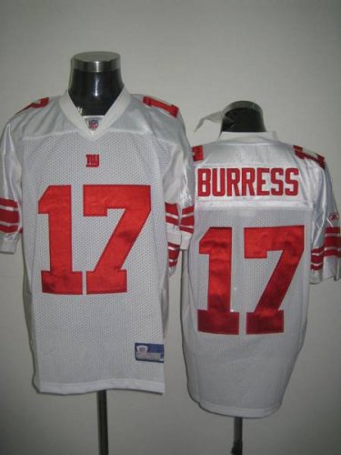 Jerseys Factory Cheap Giants Plaxico Burress #17 Stitched White
