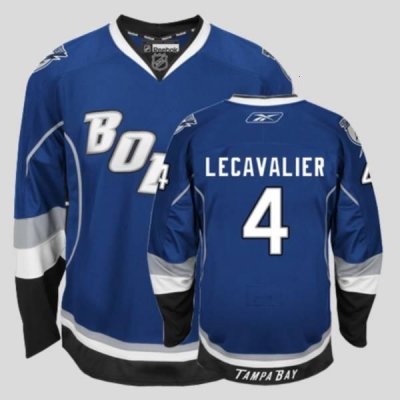 Jerseys Factory Cheap Lightning #4 Lecavalier Embroidered Blue T