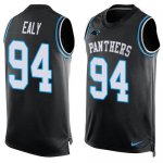 Jerseys Factory Cheap Nike Panthers #94 Kony Ealy Black Team Col