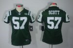 Jerseys Factory Cheap Nike Jets #57 Bart Scott Green Team Color