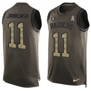 Jerseys Factory Cheap Nike Raiders #11 Sebastian Janikowski Gree
