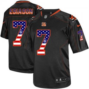 Jerseys Factory Cheap Nike Bengals #7 Boomer Esiason Black Men's