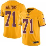 Jerseys Factory Cheap Nike Redskins #71 Trent Williams Gold Men'