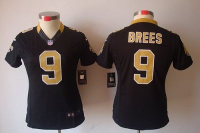 Jerseys Factory Cheap Nike Saints #9 Drew Brees Black Team Color