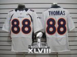Jerseys Factory Cheap Nike Broncos #88 Demaryius Thomas White Su