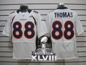 Jerseys Factory Cheap Nike Broncos #88 Demaryius Thomas White Su