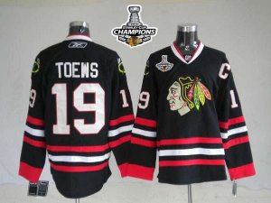Jerseys Factory Cheap Blackhawks #19 Jonathan Toews Embroidered