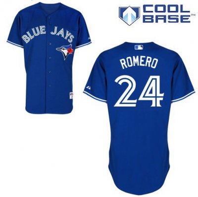 Jerseys Factory Cheap Blue Jays #24 Ricky Romero Blue New Cool B