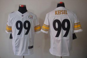Jerseys Factory Cheap Nike Steelers #99 Brett Keisel White Men's