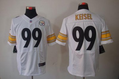 Jerseys Factory Cheap Nike Steelers #99 Brett Keisel White Men's