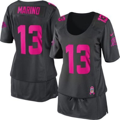 Jerseys Factory Cheap Nike Dolphins #13 Dan Marino Dark Grey Wom