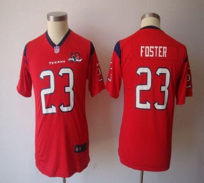 Jerseys Factory Cheap Nike Texans #23 Arian Foster Red Alternate