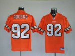 Jerseys Factory Cheap Browns #92 Shaun Rogers Orange Stitched NF