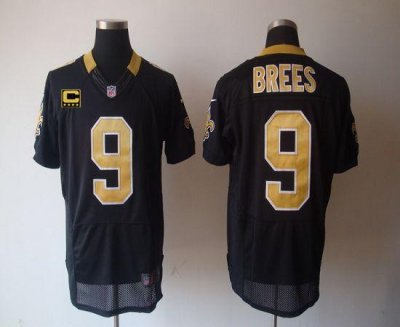 Jerseys Factory Cheap Nike Saints #9 Drew Brees Black Team Color